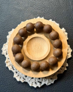 Chaoshan Sanshan Temple-Resists diseases & purifies emotions Blended Incense Bead Bracelet 14mm