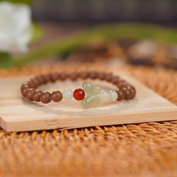 Chaoshan Sanshan Temple- Blended Incense Bead Bracelet 6mm - Image 2
