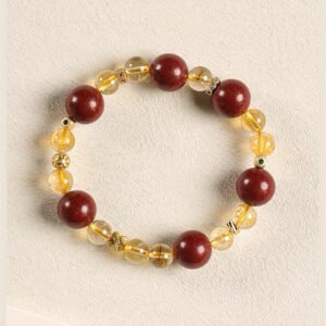 Chaoshan Sanshan Temple- Blended Incense Citrine Beads 12mm