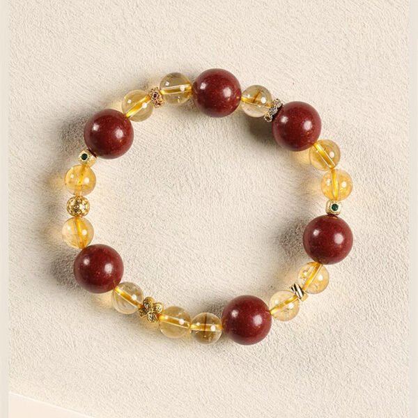 Chaoshan Sanshan Temple- Blended Incense Citrine Beads 12mm