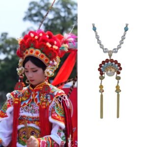 For Women in High-Stress Careers: Mu's Pearl Armor Necklace to Shield Your Energy in Toxic Workplaces