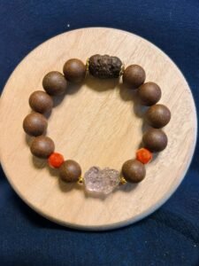 Chaoshan Sanshan Temple-Amethyst Pi Xiu​​ Blended Incense Bead Bracelet