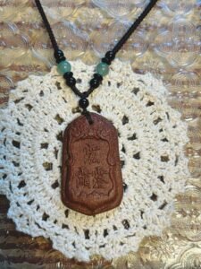 Chaoshan Sanshan Temple- Cinnabar  Blended Incense Bead necklace
