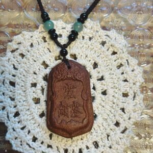 Chaoshan Sanshan Temple- Cinnabar  Blended Incense Bead necklace