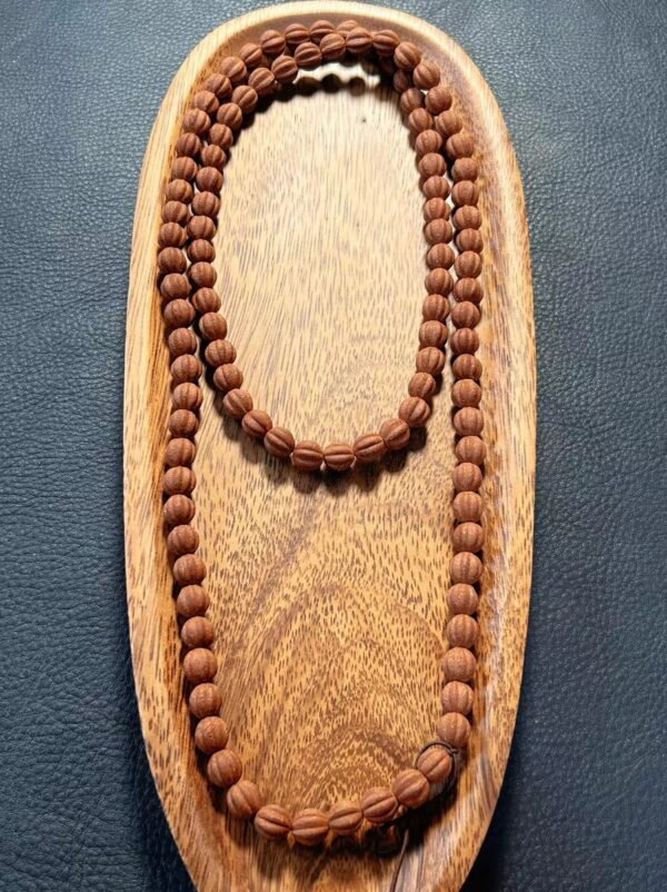 Chaoshan Sanshan Temple-108 Beads 8mm Blended Incense Bead necklace - Image 2