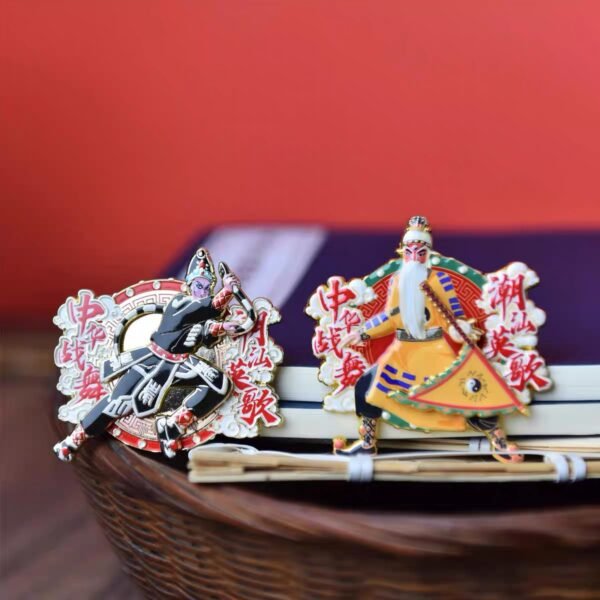 Dancing Warriors Fridge Blessing: Ancient Chinese Talisman Magnet with Feng Shui Energy Flow – Rotating Dragon for Wealth & Courage Activation - Image 4