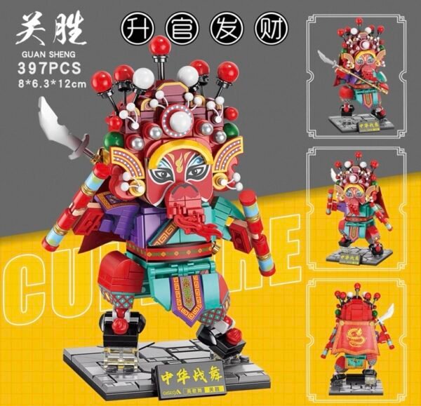 Chaoshan Warrior-Mindfulness Building Kit: Stress Relief Sculptures with Song Jiang & Strategic Heroes – Ancient Chinese Wisdom Meets Modern Zen Decor - Image 6