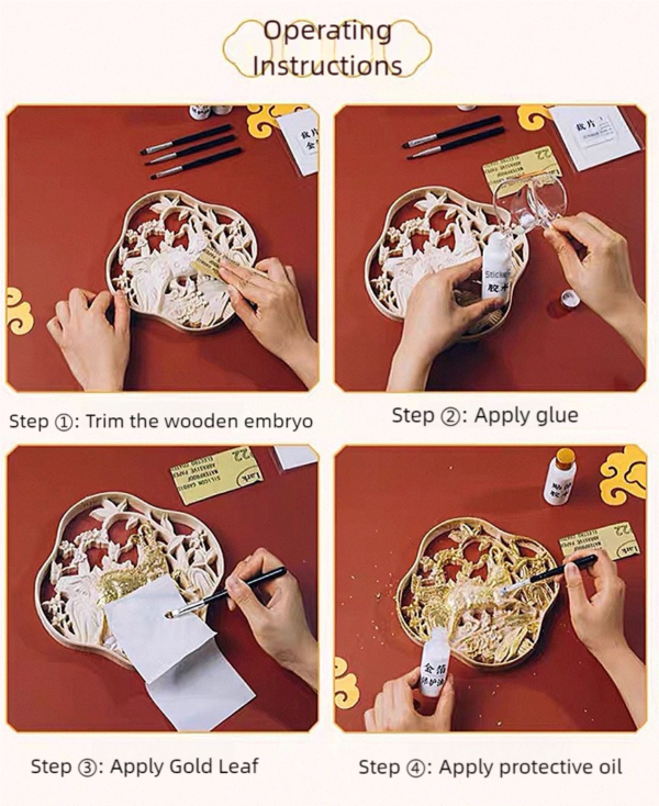 Mindful Carving Journey: Unfinished Wood Art DIY Kits for Zen Home Decor & Spiritual Harmony - Image 5