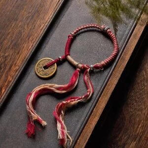 Wealth Manifestation Shangui Handwoven Adjustable Rope Bracelet (15-20cm)