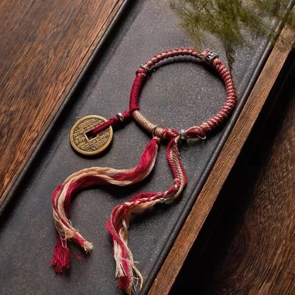 Wealth Manifestation Shangui Handwoven Adjustable Rope Bracelet (15-20cm)