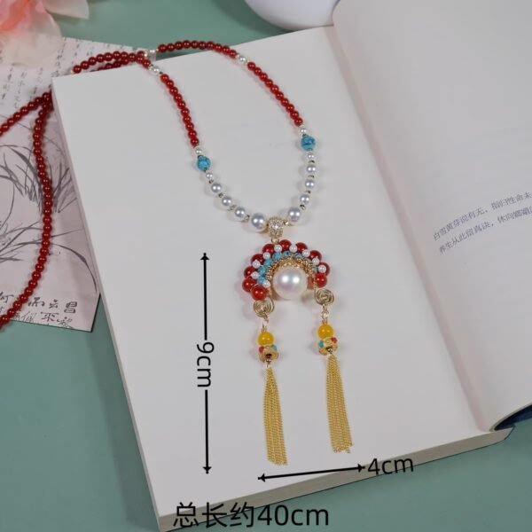 For Women in High-Stress Careers: Mu's Pearl Armor Necklace to Shield Your Energy in Toxic Workplaces - Image 4