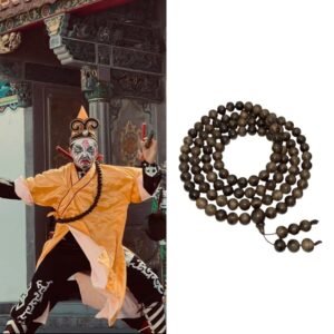 Burn Your Cage: 108 Malas bracelet Infused with a Rebellious Monk's Last Enlightenment