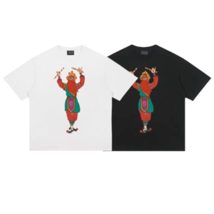 Chinese Opera Inspired Graphic Tee | Premium Cotton Streetwear