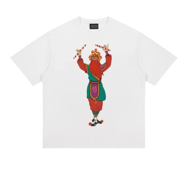 Chinese Opera Inspired Graphic Tee | Premium Cotton Streetwear - Image 4