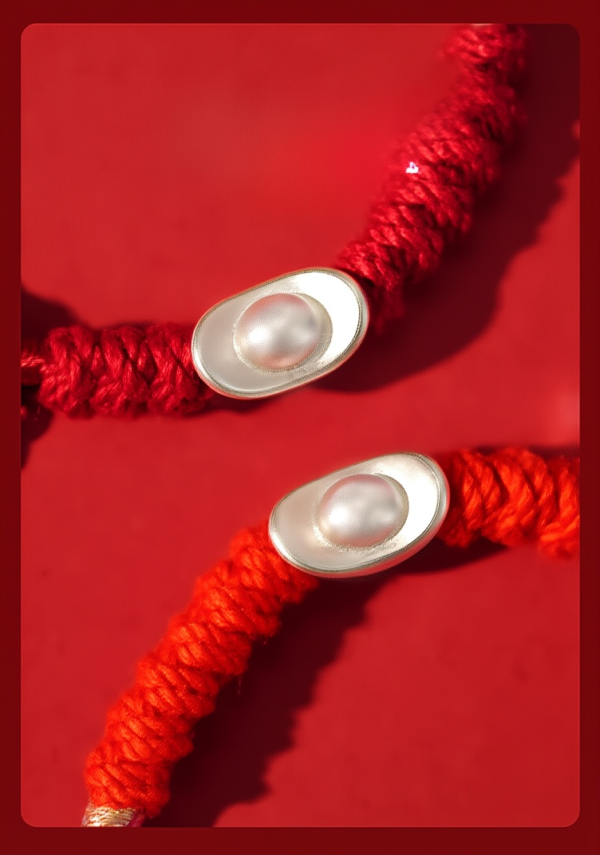 Sterling Silver Red String Bracelet for Women - Snake Year Birthday Luck Gift with Beads​ - Image 5