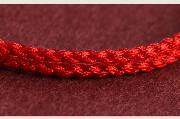 Chaoshan Peach Wood & Vermilion Lucky Bracelet Anklet - Image 5